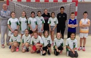 Rencontre UNSS du collège de Rhinau avec nos -13 féminines et TITRE DE CHAMPIONNES DE DISTRICT