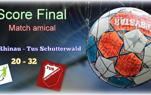 Match amical HBC RHINAU SM - TuS Schutterwald SM3 