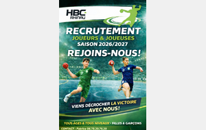 Recrutement 2026/2027