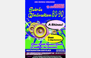 Soirée Génération 80-90 