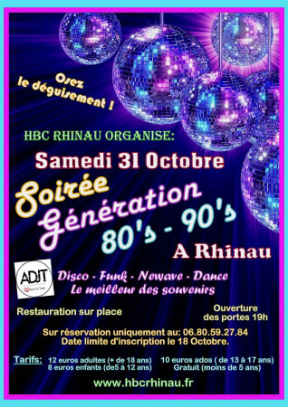 SOIREE GENERATION 80's 90's