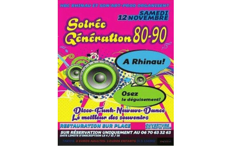 Soirée Génération 80-90