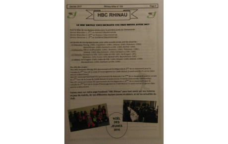 Rhinau Infos Janvier 2017