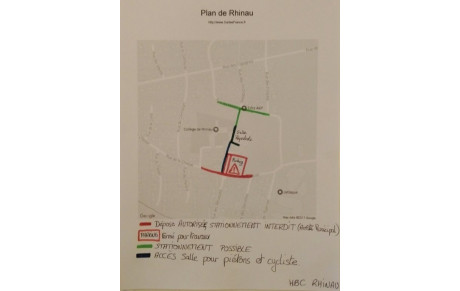 Stationnement Pendant les travaux sur le parking