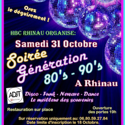 SOIREE GENERATION 80's 90's