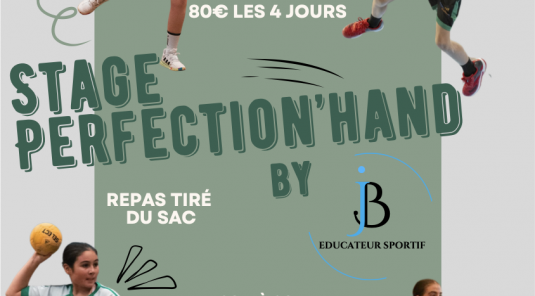 STAGE DE PERFECTIONNEMENT HANDBALL 2026